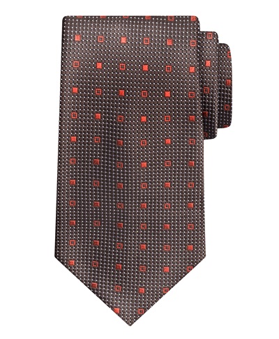 фото галстука HENDERSON, цвет коричневый, TS-1446 BROWN