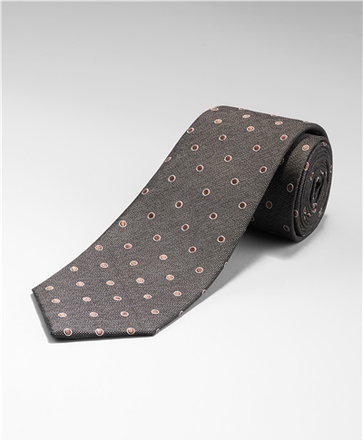 фото галстука HENDERSON, цвет коричневый, TS-1713 BROWN