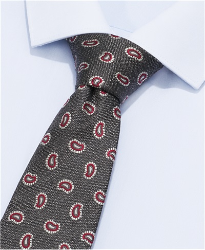 фото галстука HENDERSON, цвет коричневый, TS-1715 BROWN