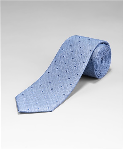 фото галстука HENDERSON, цвет голубой, TS-1724 BLUE