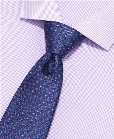 фото галстука HENDERSON, цвет синий, TS-1725 NAVY