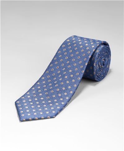 фото галстука HENDERSON, цвет голубой, TS-1740 BLUE