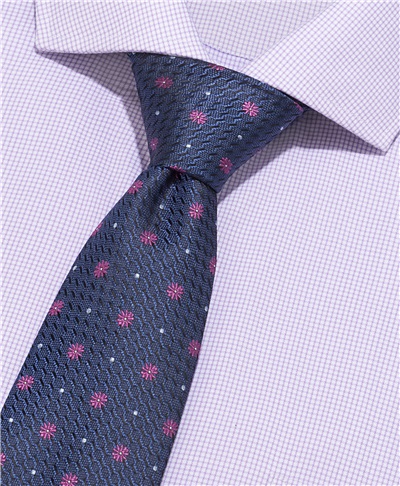 фото галстука HENDERSON, цвет синий, TS-1750 NAVY