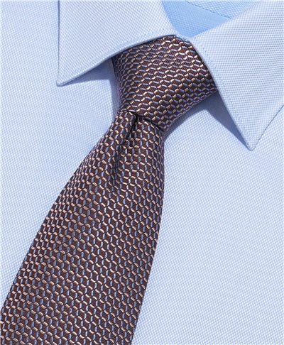 фото галстука HENDERSON, цвет коричневый, TS-1778 BROWN