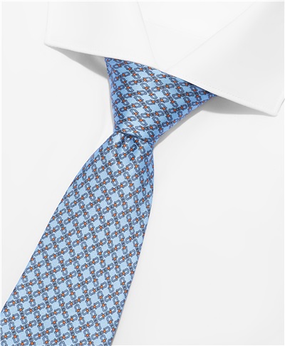 фото галстука HENDERSON, цвет голубой, TS-1815 BLUE