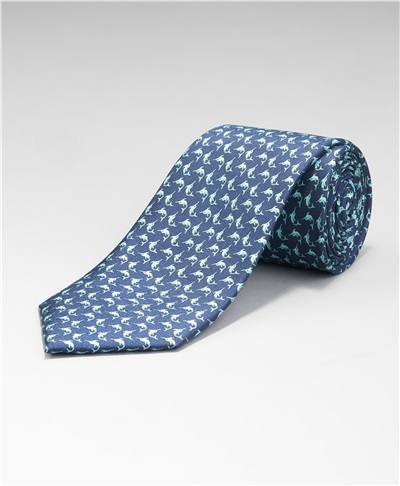 фото галстука HENDERSON, цвет синий, TS-1825 NAVY