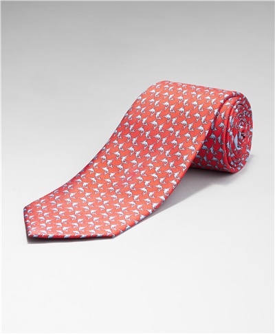 фото галстука HENDERSON, цвет красный, TS-1826 RED