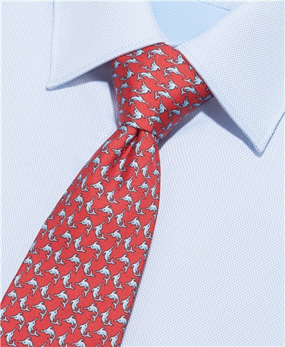 фото галстука HENDERSON, цвет красный, TS-1826 RED