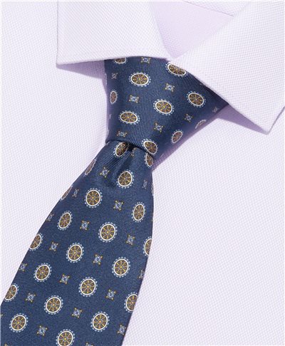 фото галстука HENDERSON, цвет синий, TS-1828 NAVY