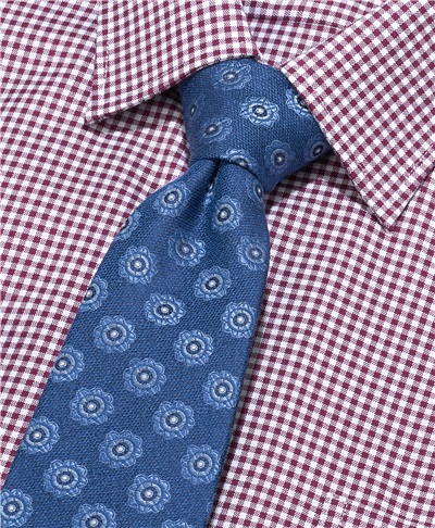 фото галстука HENDERSON, цвет темно-голубой, TS-1839 DBLUE