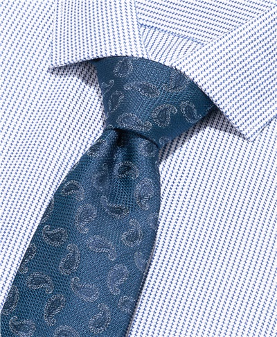 фото галстука HENDERSON, цвет синий, TS-1843 NAVY