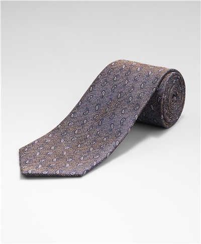 фото галстука HENDERSON, цвет коричневый, TS-1869 BROWN