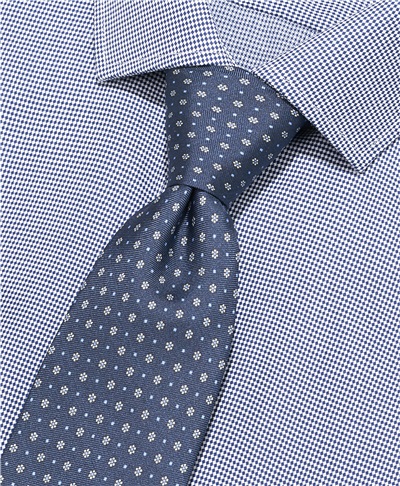 фото галстука HENDERSON, цвет синий, TS-1874 NAVY