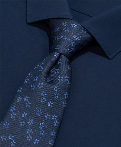 фото галстука HENDERSON, цвет синий, TS-1878 NAVY