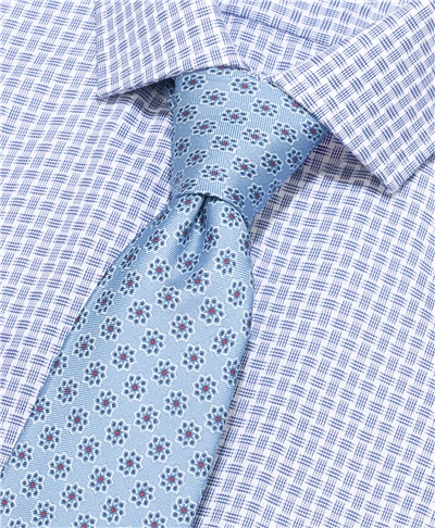 фото галстука HENDERSON, цвет голубой, TS-1900 BLUE