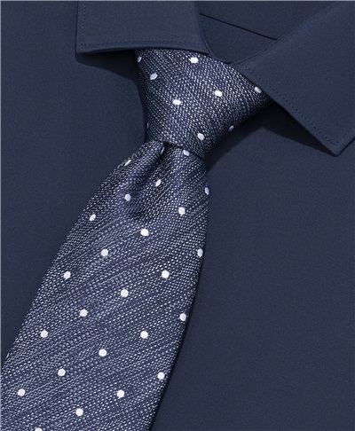 фото галстука HENDERSON, цвет синий, TS-1902 NAVY