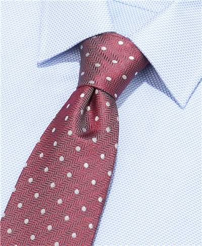 фото галстука HENDERSON, цвет бордовый, TS-1909 BORDO