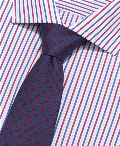 фото галстука HENDERSON, цвет синий, TS-1922 NAVY