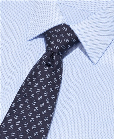 фото галстука HENDERSON, цвет синий, TS-1950 NAVY