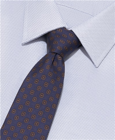 фото галстука HENDERSON, цвет синий, TS-1958 NAVY