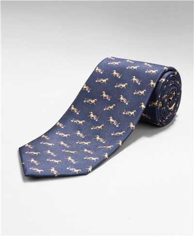 фото галстука HENDERSON, цвет синий, TS-1961 NAVY