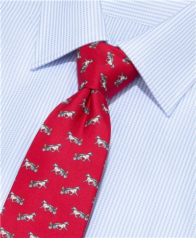 фото галстука HENDERSON, цвет красный, TS-1963 RED