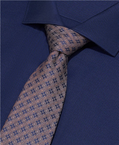 фото галстука HENDERSON, цвет коричневый, TS-1975 BROWN