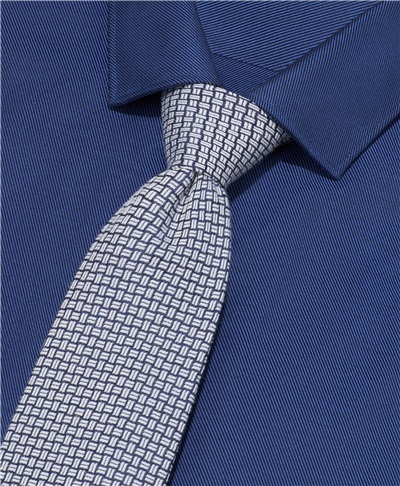 фото галстука HENDERSON, цвет синий, TS-1981 NAVY