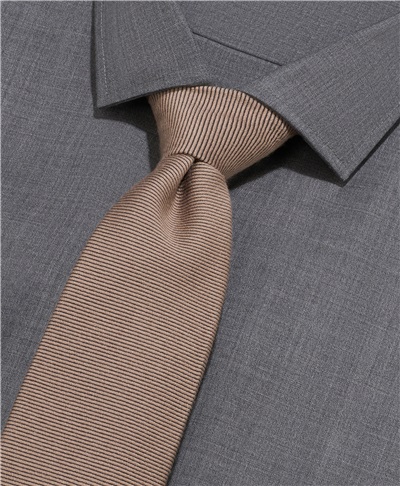 фото галстука HENDERSON, цвет коричневый, TS-2001 BROWN