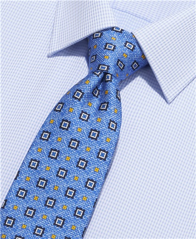 фото галстука HENDERSON, цвет голубой, TS-2019 BLUE