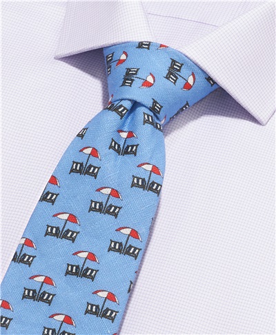 фото галстука HENDERSON, цвет голубой, TS-2023 BLUE