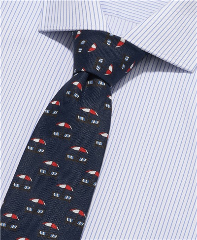 фото галстука HENDERSON, цвет синий, TS-2024 NAVY