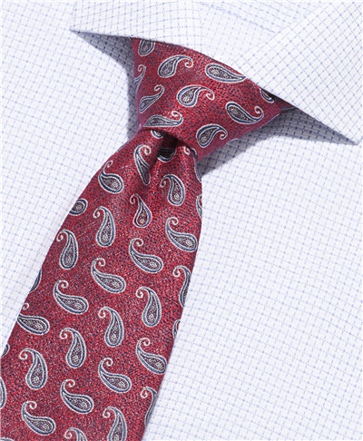 фото галстука HENDERSON, цвет бордовый, TS-2027 BORDO