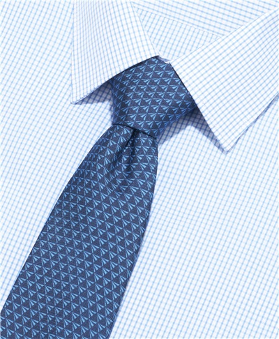 фото галстука HENDERSON, цвет синий, TS-2048 NAVY