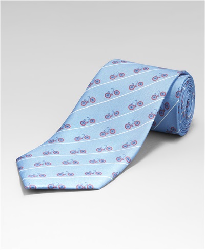 фото галстука HENDERSON, цвет голубой, TS-2077 BLUE