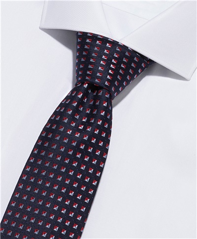 фото галстука HENDERSON, цвет синий, TS-2081 NAVY