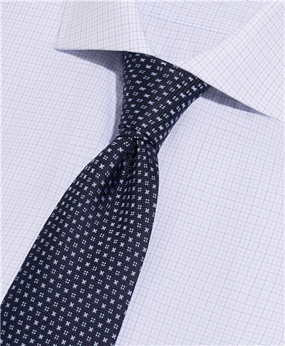 фото галстука HENDERSON, цвет синий, TS-2122 NAVY