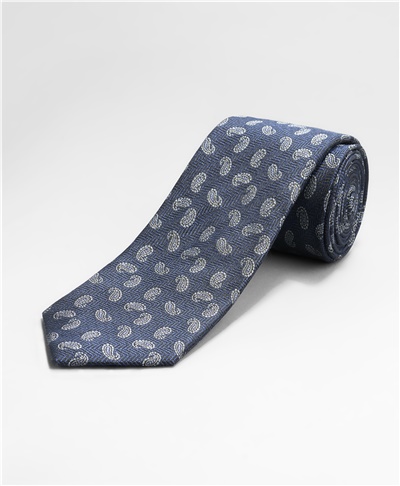 фото галстука HENDERSON, цвет синий, TS-2184 NAVY