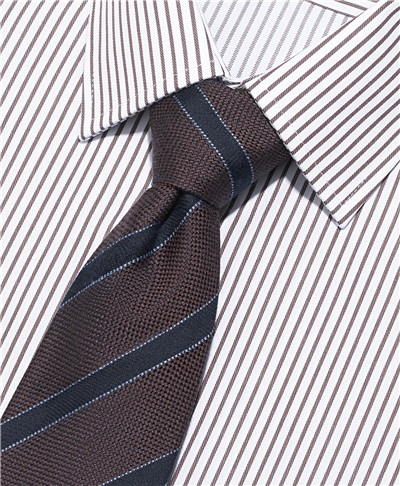 фото галстука HENDERSON, цвет коричневый, TS-2205 BROWN