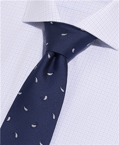 фото галстука HENDERSON, цвет синий, TS-2221 NAVY