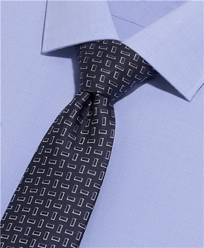 фото галстука HENDERSON, цвет синий, TS-2237 NAVY