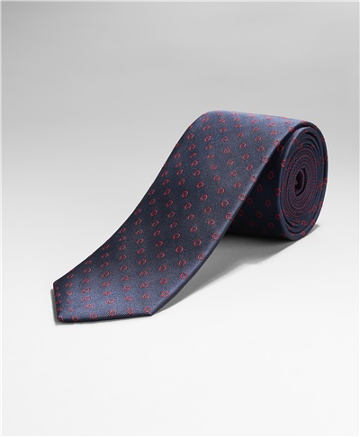 фото галстука HENDERSON, цвет синий, TS-2250 NAVY
