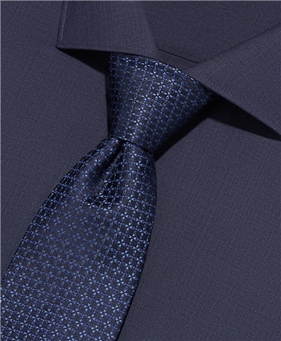 фото галстука HENDERSON, цвет синий, TS-2268 NAVY