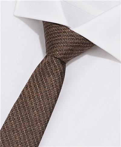 фото галстука HENDERSON, цвет светло-коричневый, TS-2277 LBROWN