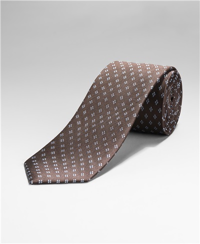 фото галстука HENDERSON, цвет коричневый, TS-2282 BROWN