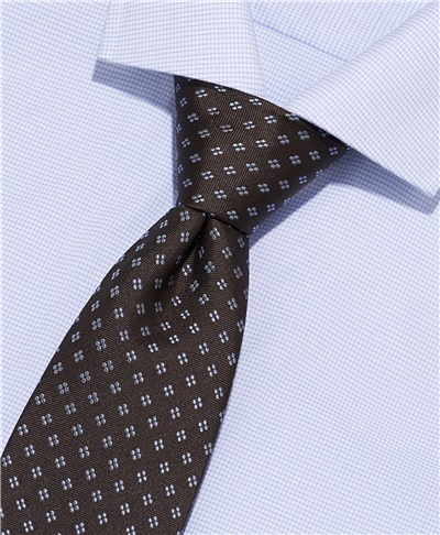 фото галстука HENDERSON, цвет коричневый, TS-2282 BROWN