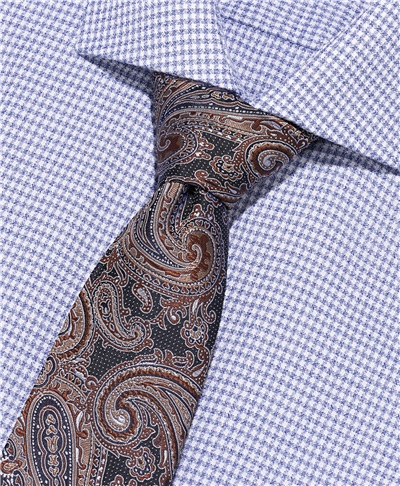 фото галстука HENDERSON, цвет коричневый, TS-2284 BROWN