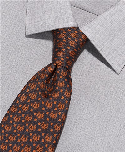 фото галстука HENDERSON, цвет оранжевый, TS-2285 ORANGE