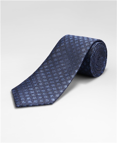 фото галстука HENDERSON, цвет синий, TS-2301 NAVY