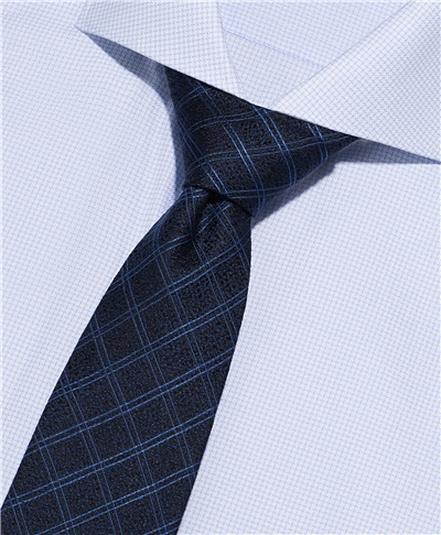 фото галстука HENDERSON, цвет синий, TS-2302 NAVY